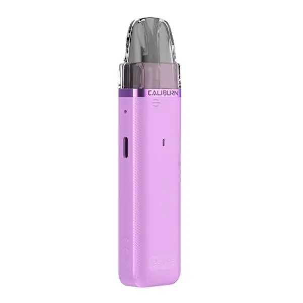 Uwell Caliburn G3 Lite Pod Kit in Lila, schlanker Akkuträger mit aufgestecktem Pod, Vorderansicht