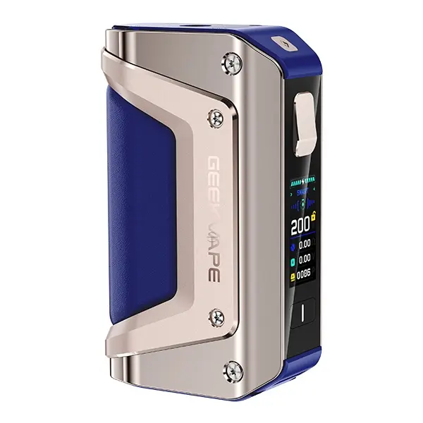 source586557.jpg GeekVape Aegis Legend 3 Mod Akkuträger in Blau-Silber mit Metallrahmen und Farbdisplay