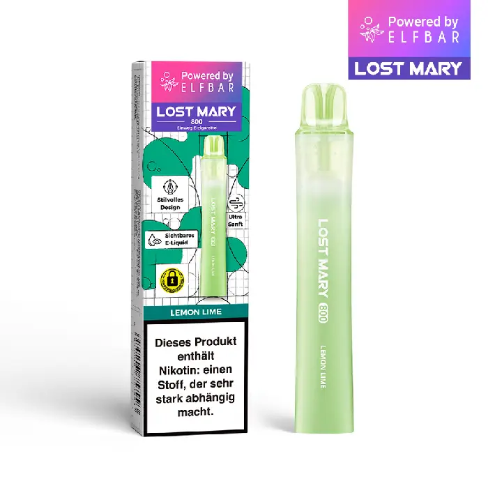 Lost Mary - 800 Einweg E-Zigarette - Lemon Lime