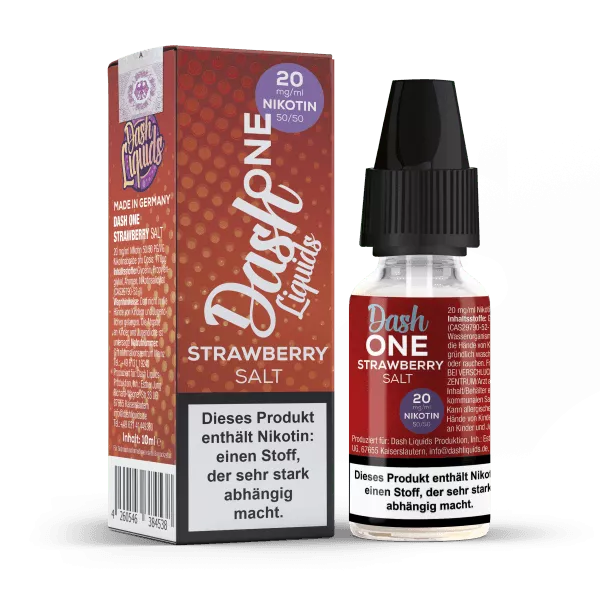 Dash One - Strawberry - 10ml Nikotinsalz Liquid