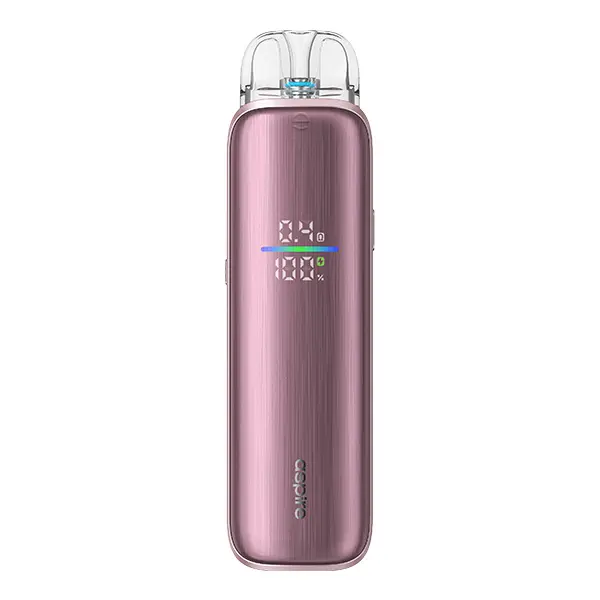 Aspire Pixo Max Pod Kit in Rosa mit Display, Frontansicht