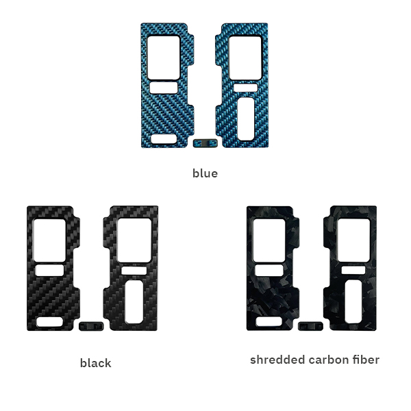 Ambition Mods - Kil-Lite Panel + Button Set Carbon Fiber