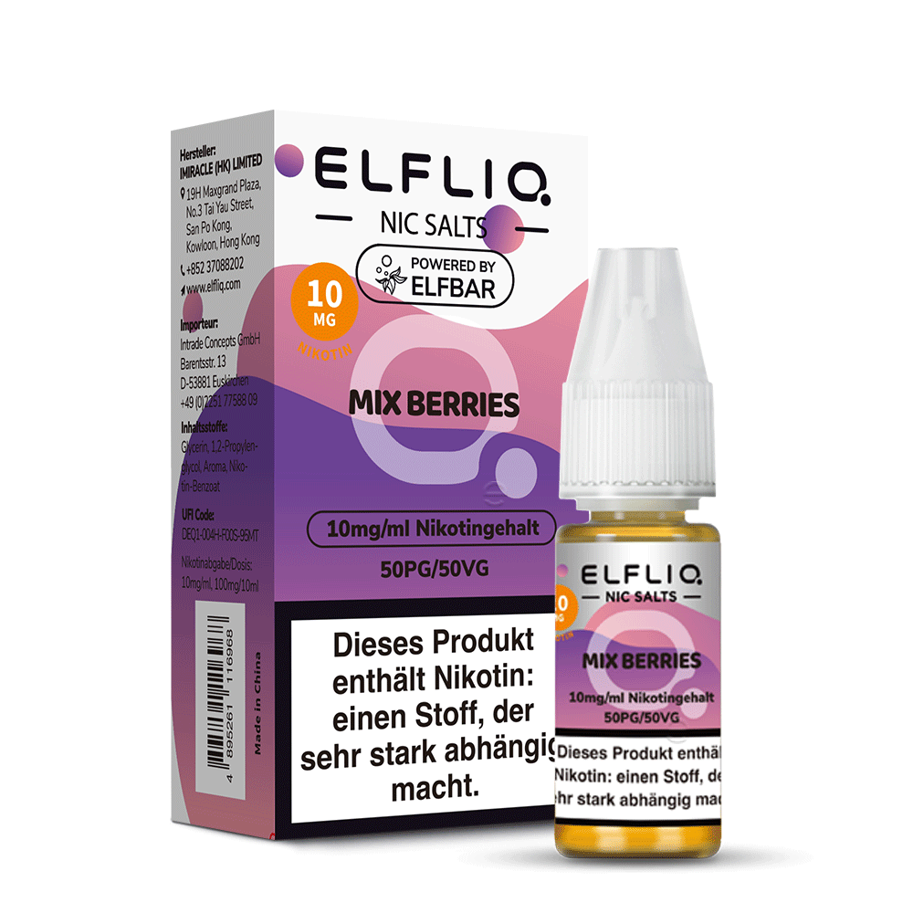 Elfliq Mix Berries - 10ml Nikotinsalz-Liquid