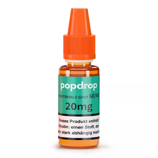 Popdrop - Nikotinsalz-Shot 60/40 - 20mg/ml NicSalt