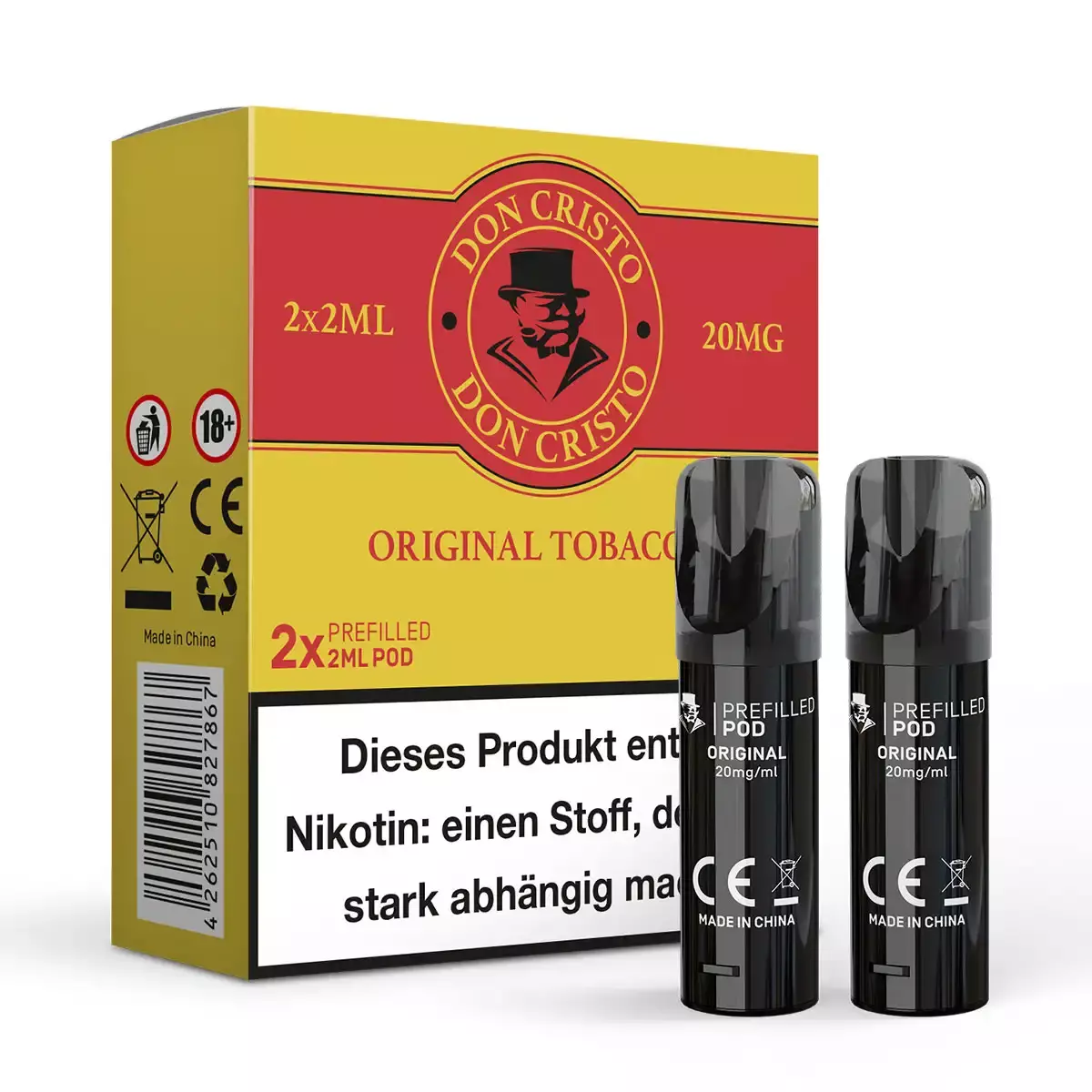2x Don Cristo - Prefilled Pod - Original