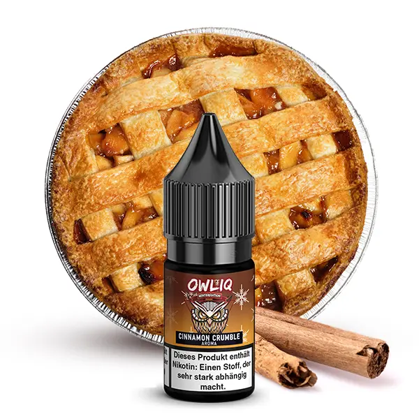 owlliq-cinnamon-crumble-nikotinsalz-1.jpg Winteredition Cinnamon Crumble - 10ml Nikotinsalz-Liquid