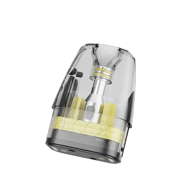 Innokin Foretex Ersatz-Pod transparent mit gelbem Flüssigkeitsbereich, 3er-Pack