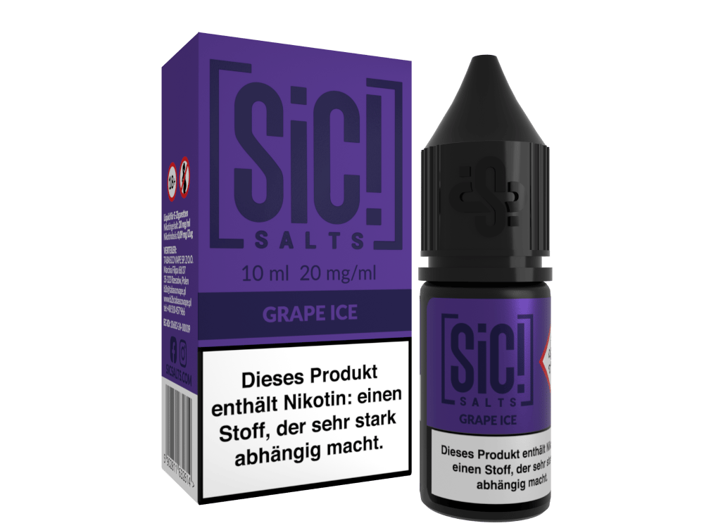 SiC! Salts - Grape Ice - 10ml Nikotinsalz Liquid