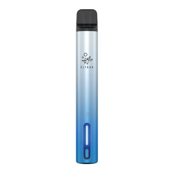 elfbar-elfa-turbo-refillable-pod-kit-2.jpg Elfbar Elfa Turbo Pod Kit in Blau-Weiß-Verlauf (Aurora Cyan), schlanker Stift-Akkuträger