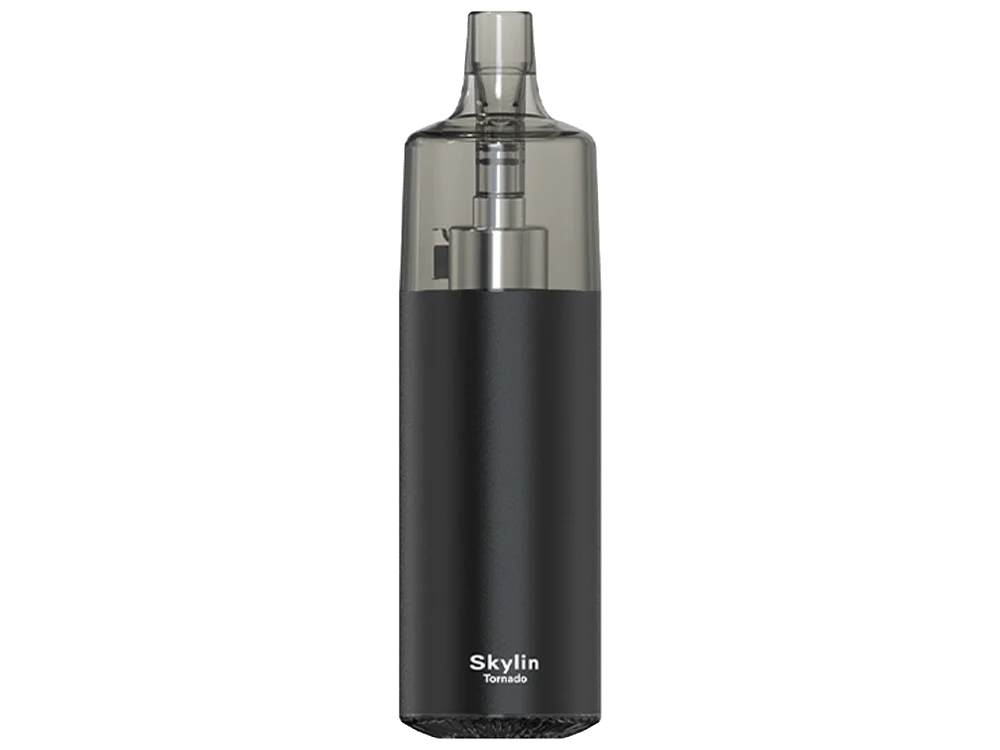 GOBAR Tornado Skylin Pod-Kit in Schwarz-Grau, schlankes Design mit Mouthpiece