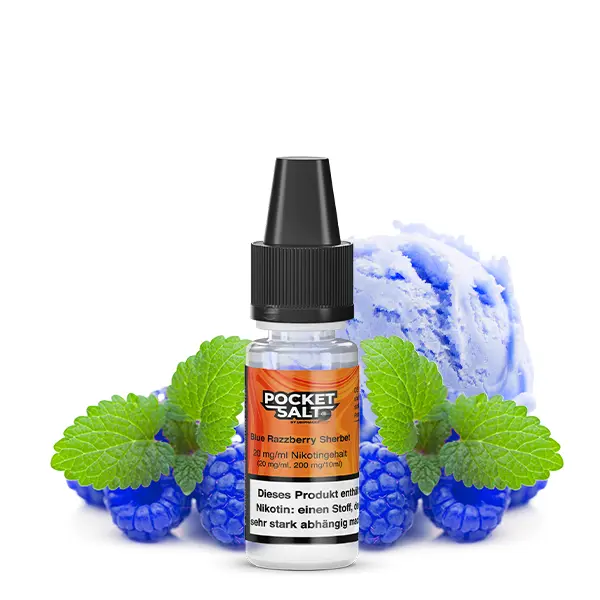 Blue Razzberry Sherbet - 10ml Nikotinsalz-Liquid 20mg/ml