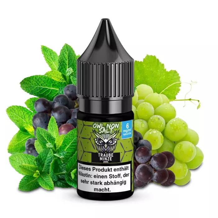OWL Non-Salt - Traube Minze - 10ml Liquid