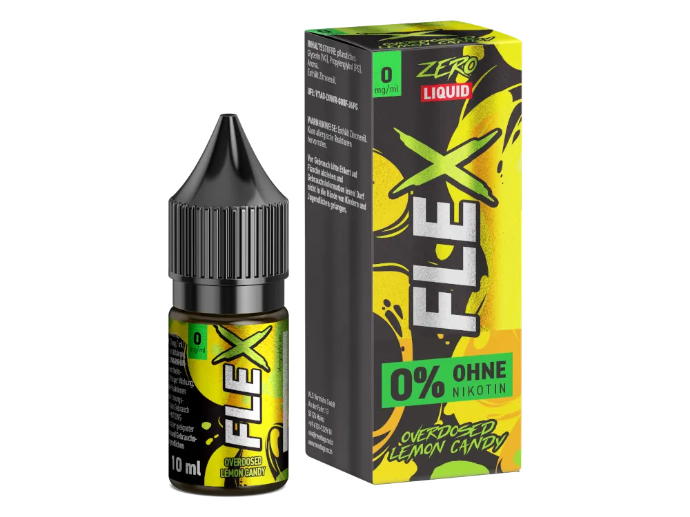 Flex - Overdosed Lemon Candy 10ml Nikotinsalz-Liquid