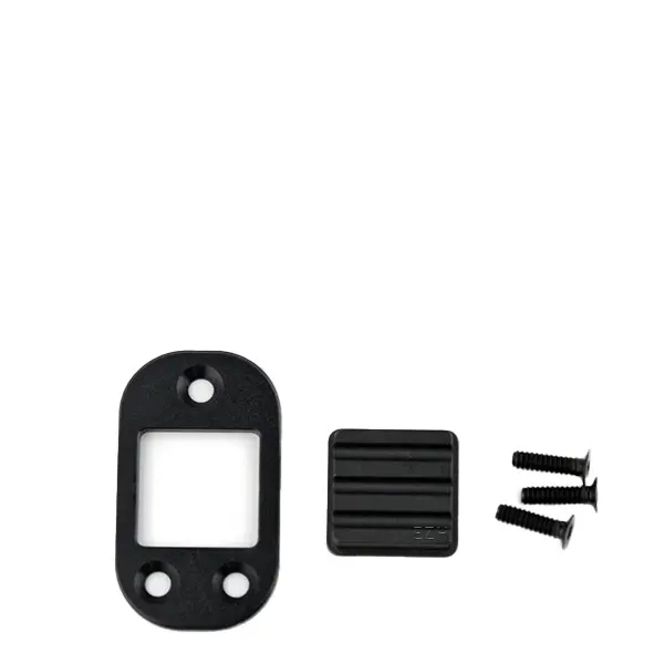 DOVPO Abyss AIO Button Kit Eckig – schwarzes Ersatzteil-Set mit Rahmen, Gummipad und Schrauben