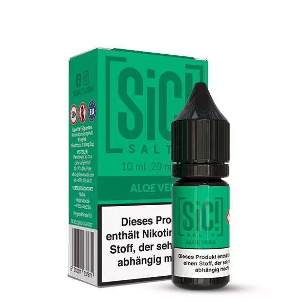 SiC! Salts - Aloe Vera - 10ml Nikotinsalz-Liquid SiC! Salts - Aloe Vera - 10ml Nikotinsalz-Liquid
