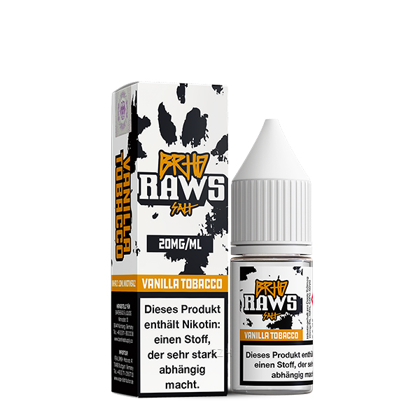 Raws Vanilla Tobacco - 10ml Nikotinsalz-Liquid