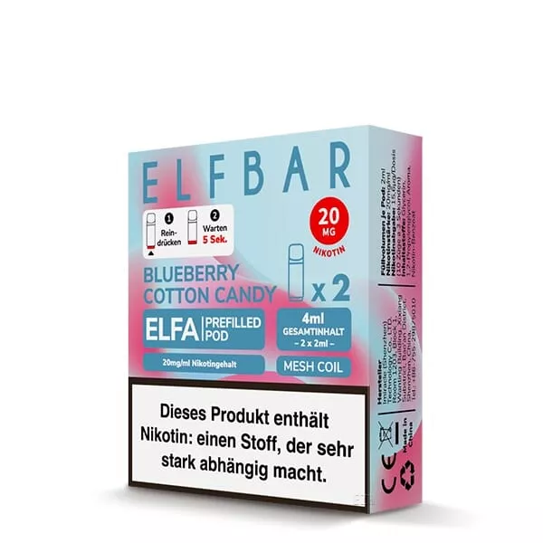 Elfbar Elfa Pods 20mg/ml - alle Sorten im 2er Pack Elfbar Elfa Pods 20mg/ml - alle Sorten im 2er Pack