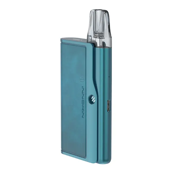 innokin-ez-leva-combo-kit-4.jpg Innokin EZ Leva Combo Kit in Teal-Blau, kompaktes Pod-System mit transparentem Pod