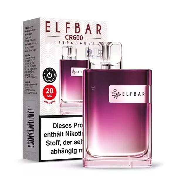 Elfbar CR600 Einweg E-Zigarette - 20mg/ml