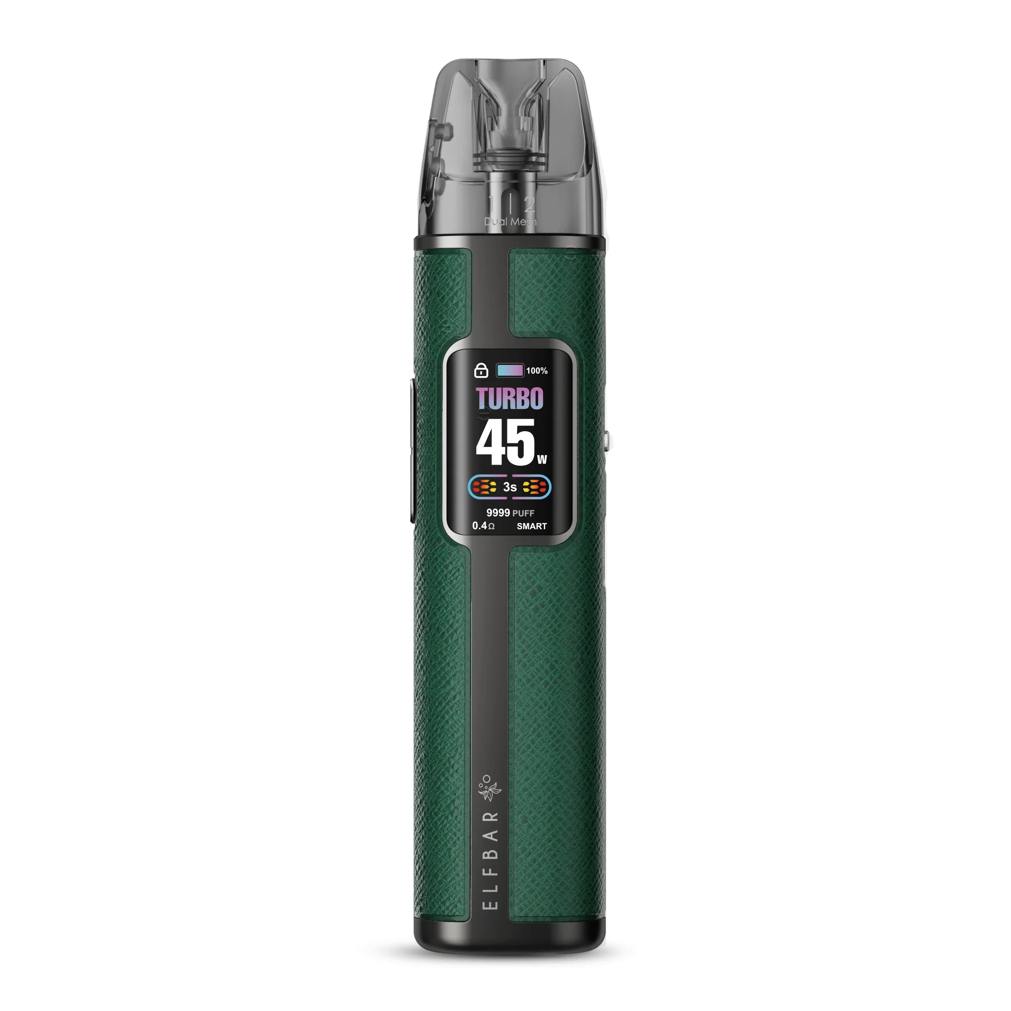 Elfbar ELFX Pro Refillable Kit in Forest-Grün – Akkuträger mit Pod und Display, Einzelansicht