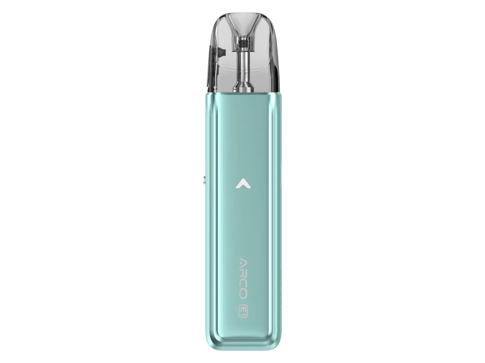 SMOK Arco E1 Pod-Kit in Mintgrün, schlankes E-Zigaretten-Komplett-Set mit Pod, Frontansicht