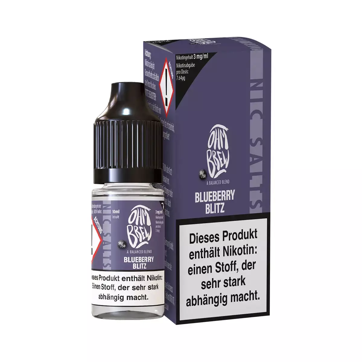 Blueberry Blitz - 10ml Nikotinsalz Liquid