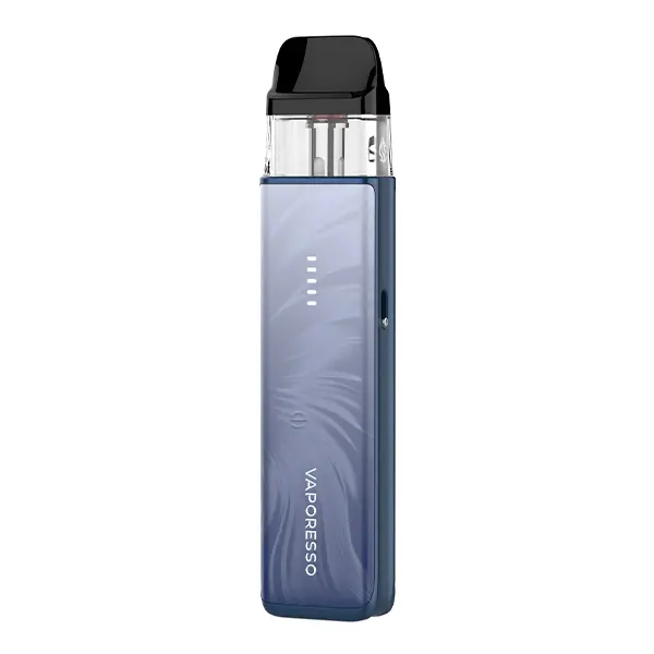 Vaporesso XROS 6 Mini Pod Kit in Jelly Blue – Pod-System in hellblauer Farbverlauf-Optik, Frontansicht