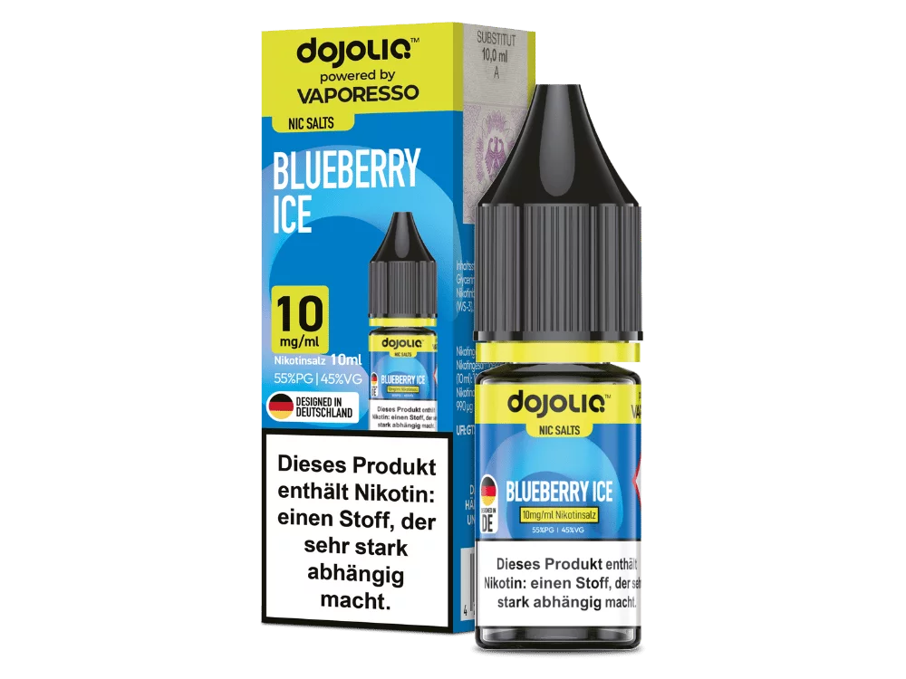 Dojoliq - Blueberry Ice - 10ml Nikotinsalz Liquid