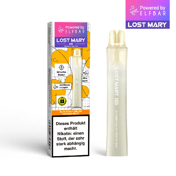 Blueberry-Melon-Passion-Fruit-2.jpg Lost Mary - 800 Einweg E-Zigarette - Blueberry Melon Passion Fruit