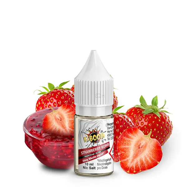 Strawberry Bomb 10ml Nikotinsalz-Liquid 20mg/ml