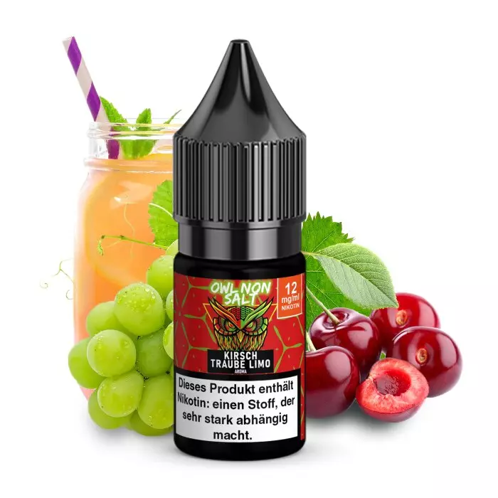 OWL Non-Salt - Kirsch Traube Limo - 10ml Liquid