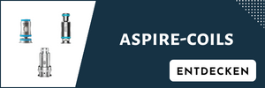 Ersatz-Verdampferköpfe der Marke Aspire.