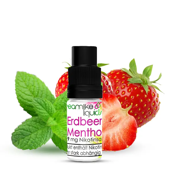 Erdbeer Menthol - 10ml Nikotinsalz-Liquid