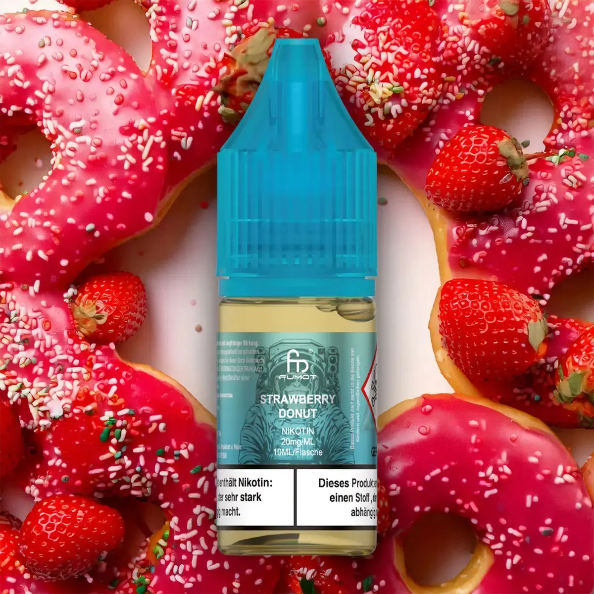 RandM Fumot Strawberry Donut - 10ml Nikotinsalz-Liquid