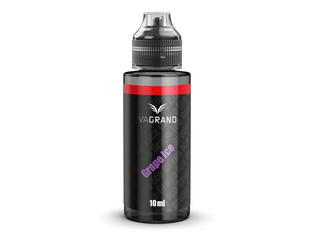 Vagrand_Longfill_10ml_Grape-Ice_1000x750.png Vagrand Grape Ice Longfill Flasche 10ml schwarz mit lila Schriftzug