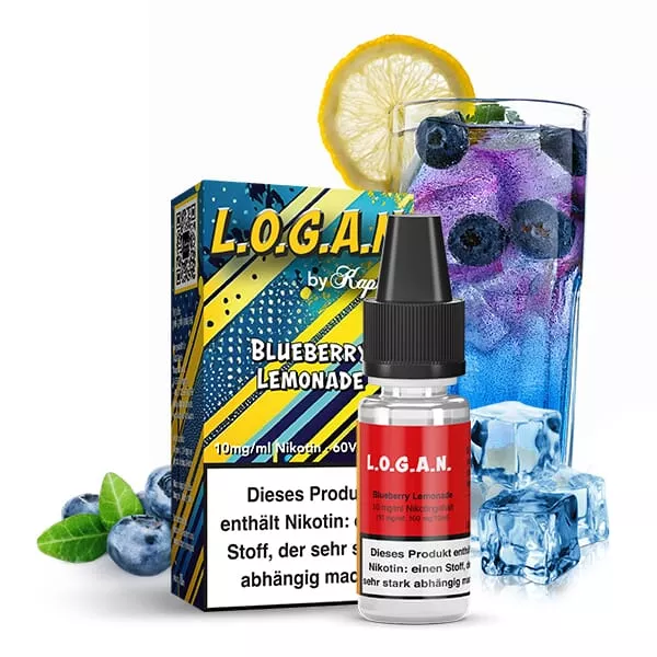 Logan - Blueberry Lemonade - 10ml Nikotinsalz-Liquid