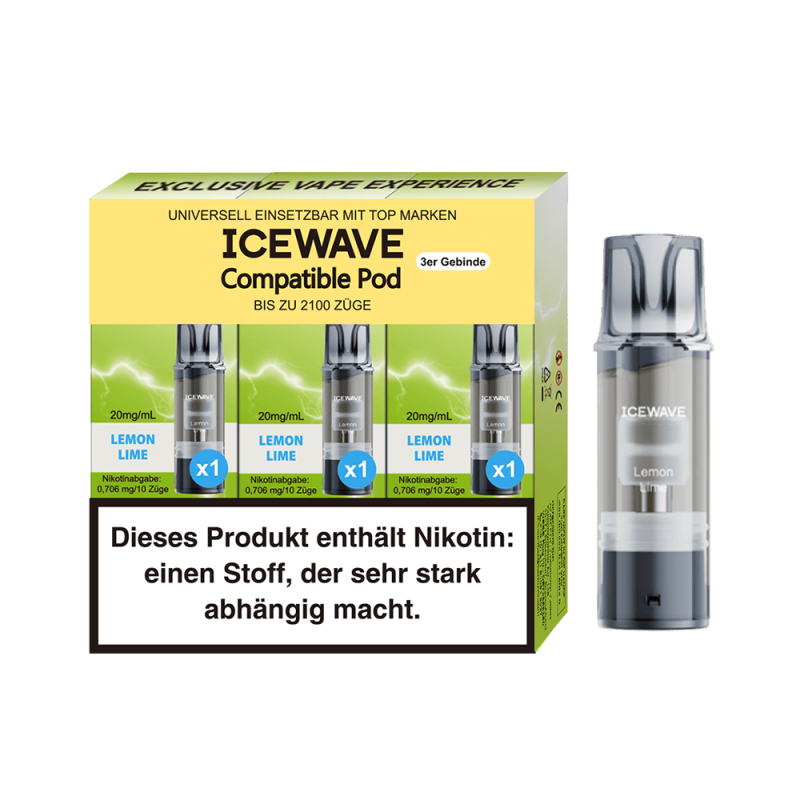 Icewave Prefilled Pod - Lemon Lime