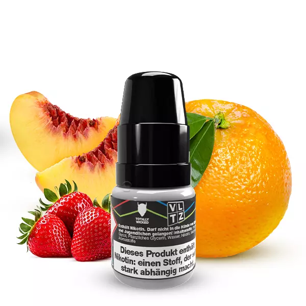 VLTZ Pfirsich Erdbeere Orange - 10ml Nikotinsalz-Liquid VLTZ Pfirsich Erdbeere Orange - 10ml Nikotinsalz-Liquid