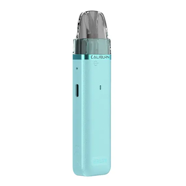 Uwell Caliburn G3 Lite Pod Kit in Türkis-Mintgrün, schlankes Design mit aufgestecktem Pod