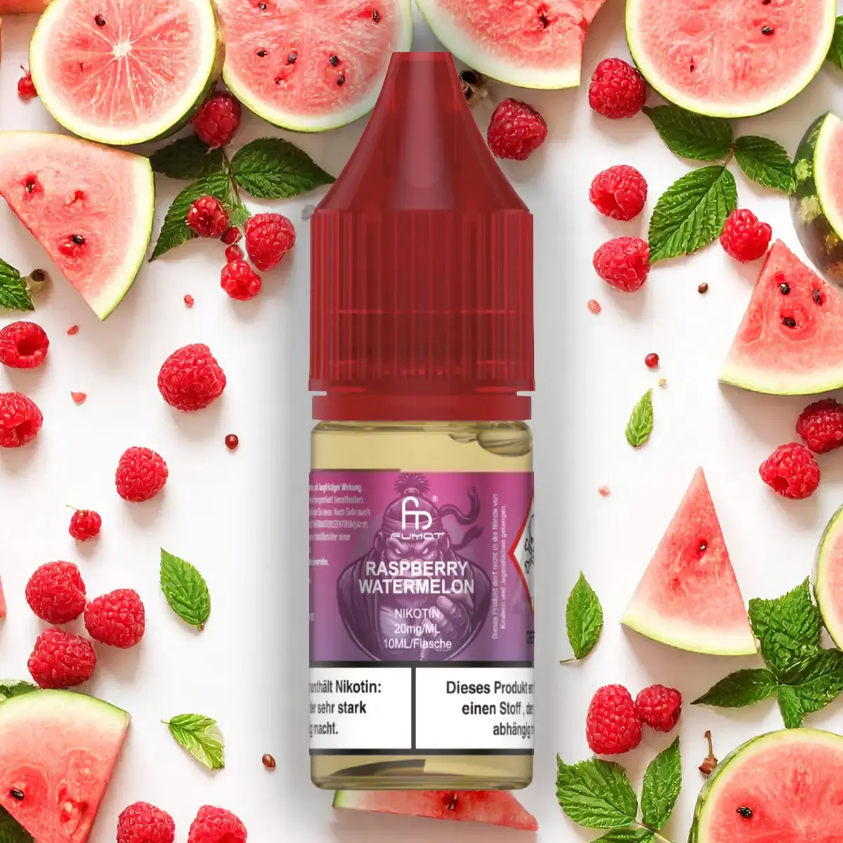 RandM Fumot Raspberry Watermelon - 10ml Nikotinsalz-Liquid