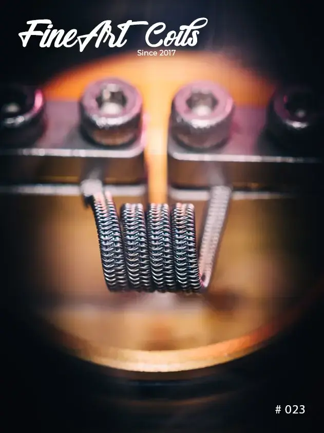 FineArtCoils - 023 - Framed Staple Interlocked Alien