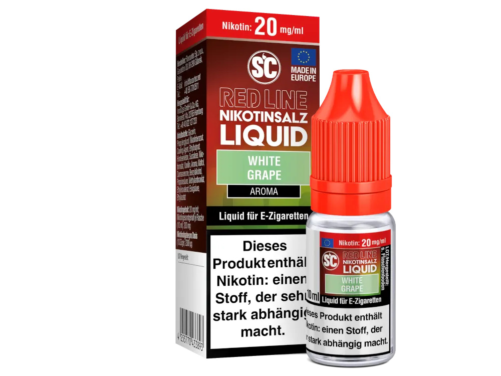 Red Line - White Grape - 10ml Nikotinsalz-Liquid