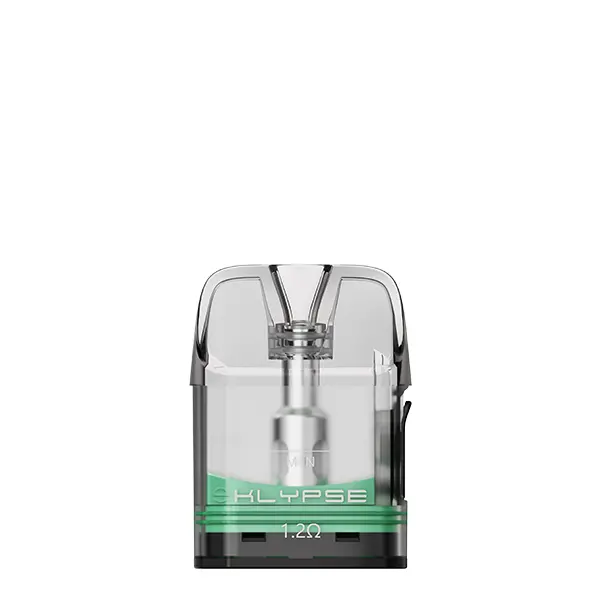 Innokin Klypse Pod V2 Tank Verdampfer mit grünem Streifen, transparenter Pod mit sichtbarem Coil, 3er-Pack