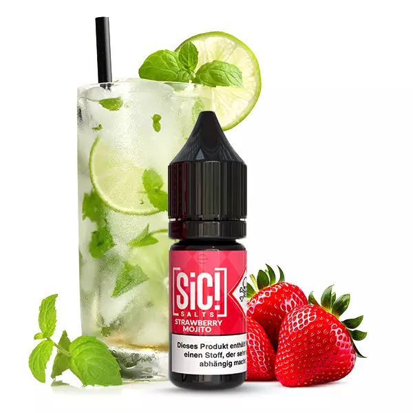SiC! Salts - Strawberry Mojito - 10ml Nikotinsalz-Liquid