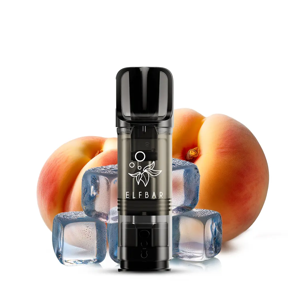 2x Elfbar Elfa Pod - White Peach Ice