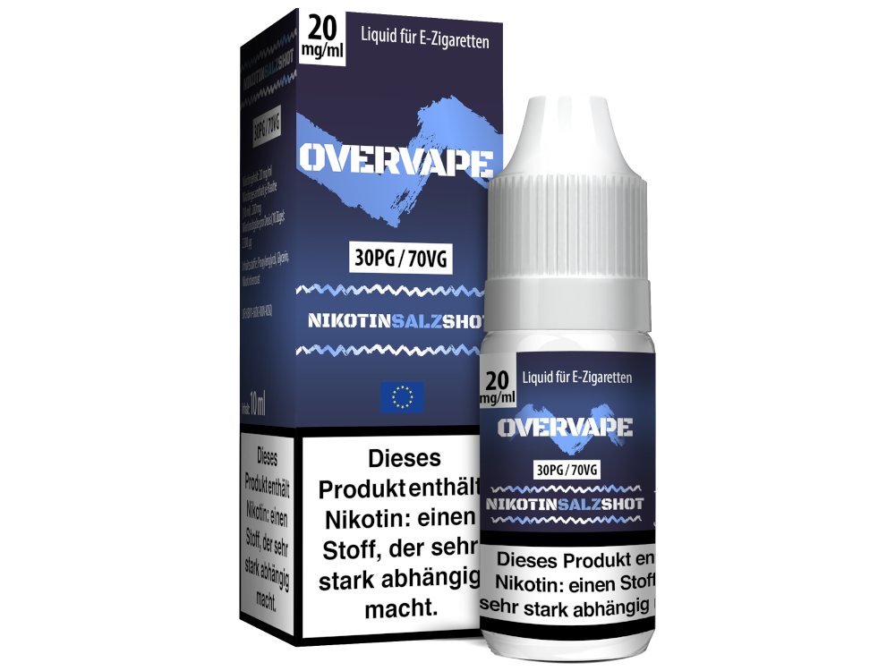 Overvape Nikotinsalz-Shot 70/30 - 20mg/ml NicSalt