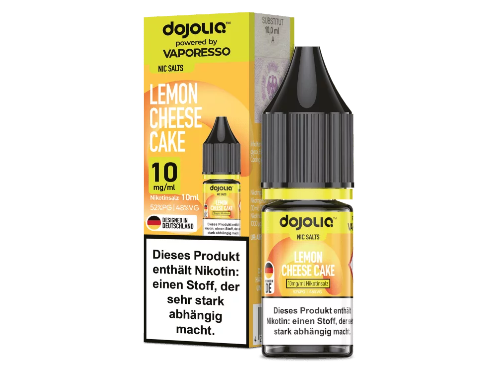 Dojoliq - Lemon Cheese Cake - 10ml Nikotinsalz Liquid