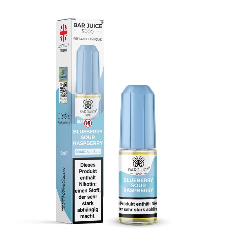 5000 - Blueberry Sour Raspberry - 10ml Nikotinsalz-Liquid