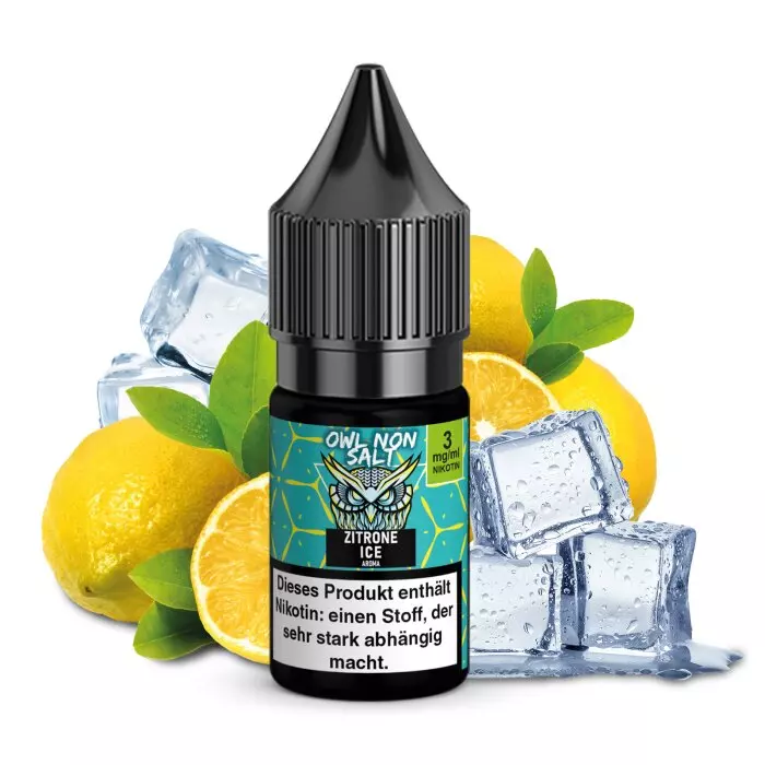 OWL Non-Salt - Zitrone Ice - 10ml Liquid