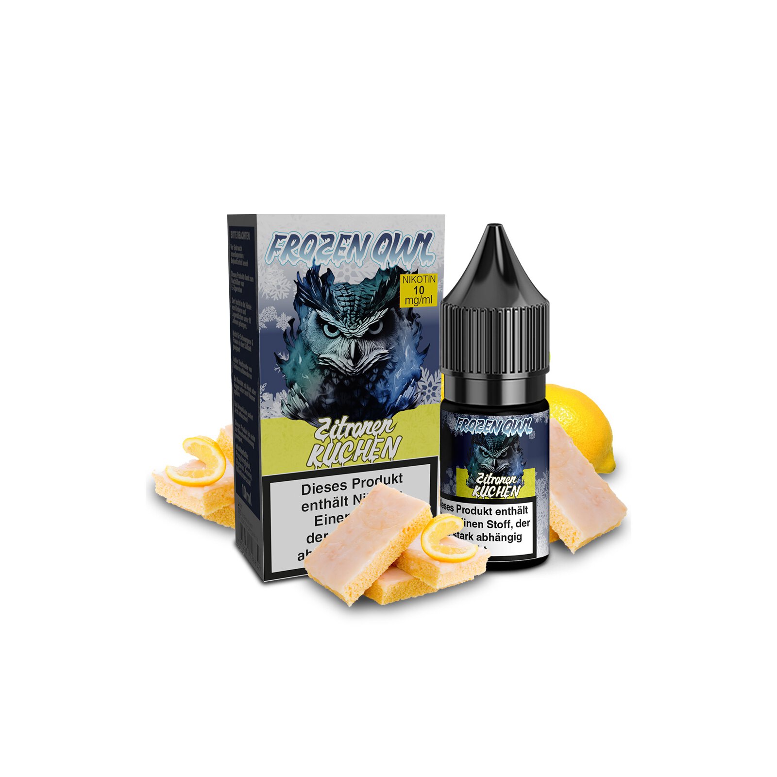 Zitronenkuchen - 10ml Nikotinsalz-Liquid 